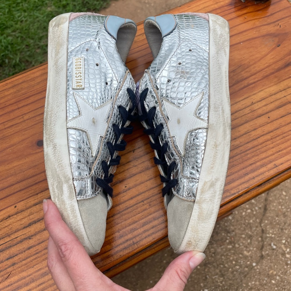 Crocodile Embossed Suede Toe SS
